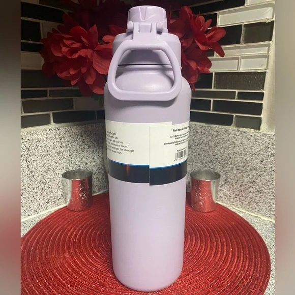 Lavender Stainless Steel Insulated Bottle 40 Oz - Picture 5 of 6